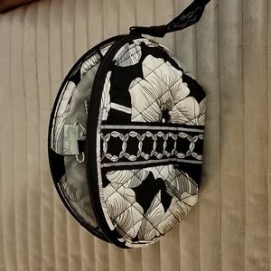 Vera Bradley cosmetic bag with mirror